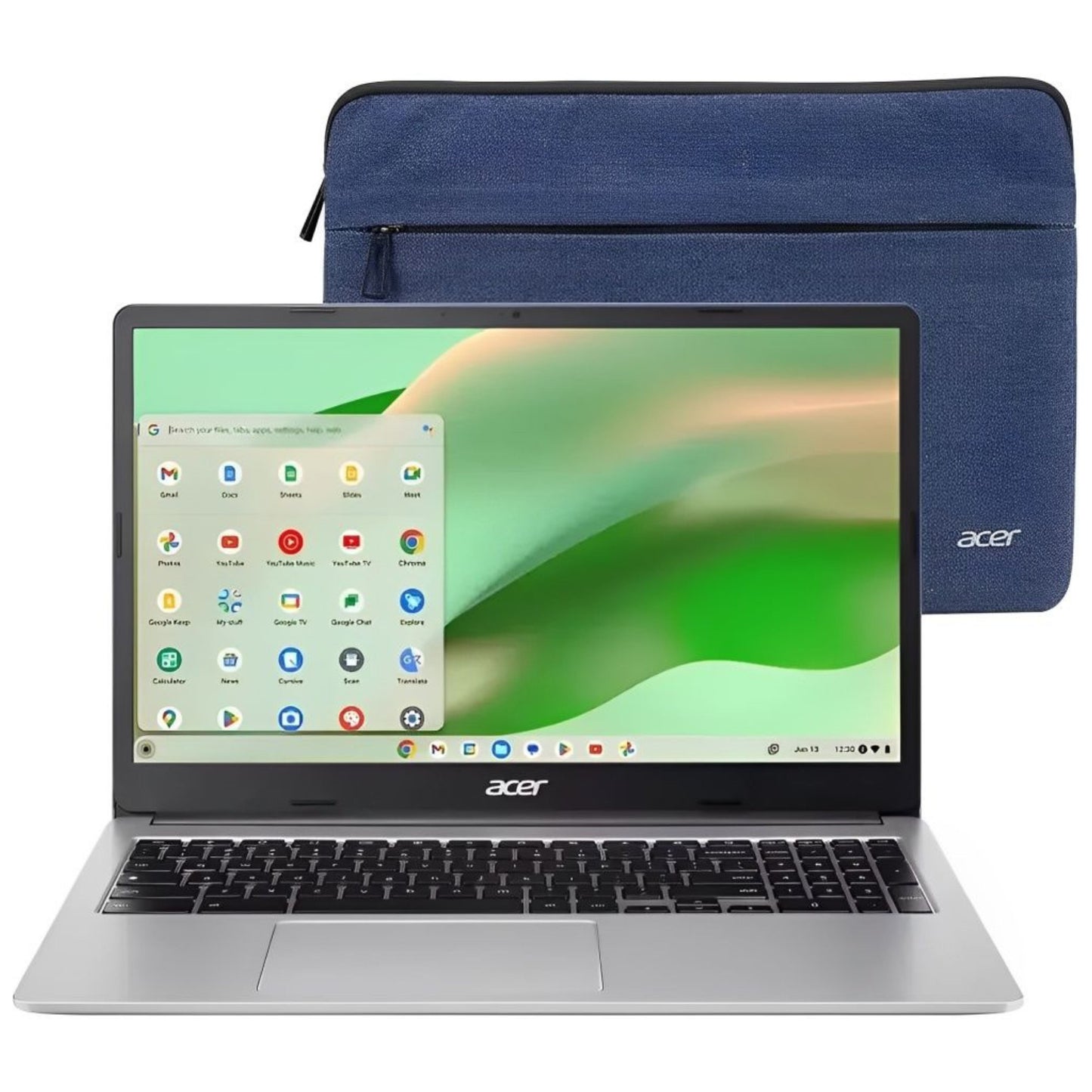 Notebook Acer Chromebook 315 CB315-4H-C0BR Intel Celeron N4500 4GB RAM 64GB eMMC 15,6"FHD (Plata)