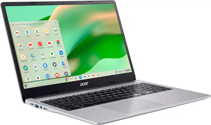Notebook Acer Chromebook 315 CB315-4H-C0BR Intel Celeron N4500 4GB RAM 64GB eMMC 15,6"FHD (Plata)