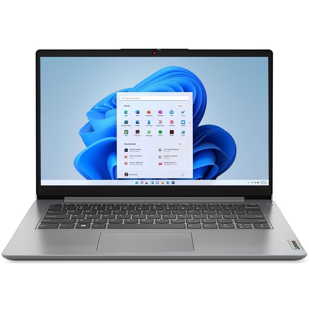 Notebook Lenovo IdeaPad 1 14IJL7 82LV0075US Intel Celeron N4020 4GB RAM 128GB eMMC 14"HD (Gris)