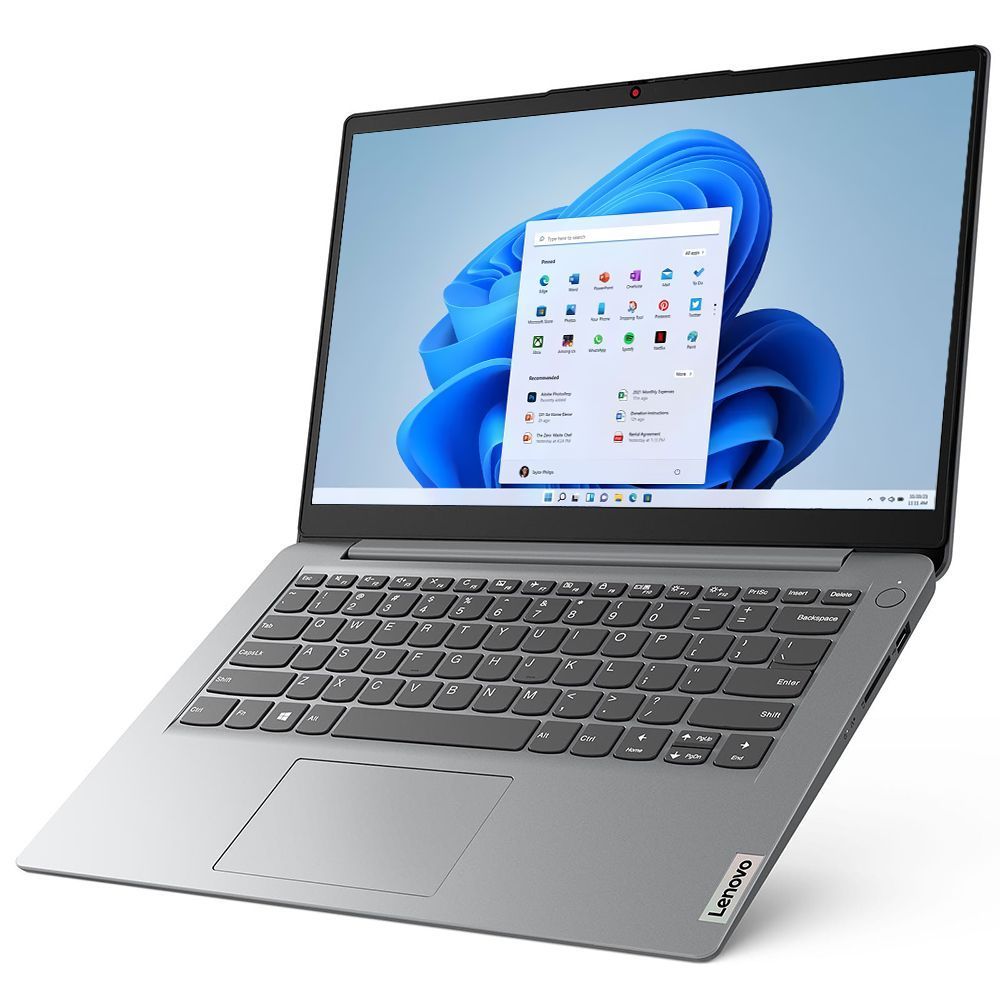 Notebook Lenovo IdeaPad 1 14IJL7 82LV0075US Intel Celeron N4020 4GB RAM 128GB eMMC 14"HD (Gris)